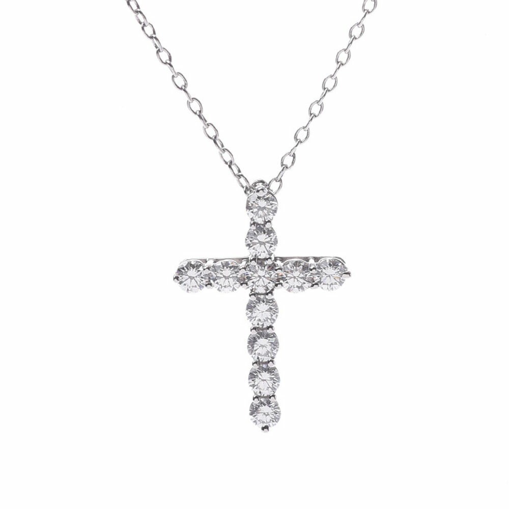 TIFFANY Cross Diamond Necklace